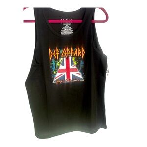 NEW Vintage Style men’s Medium Def Leppard rock tank T-shirt.